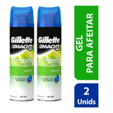 Gel Para Rasurar Gillette Mach 3 Sensitive 2 Pzas 