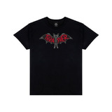 Remera Thrasher Modelo Bat Negro Rojo Nueva Colección