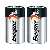 Par De Pilas Tipo D Energizer, Bateria Alcalina 11398