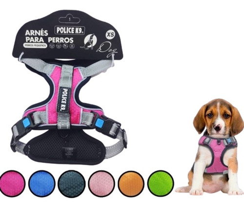 Arnés Pechera Para Perro Police K-9  Talla Xs