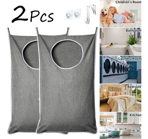 2pcs Cesto De Ropa Sucia Madera Cestos De Ropa En Mimbre