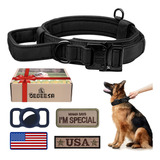 Collar Táctico Militar Ajustable Para Perro: Collares K9 De
