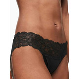 Calvin Klein Tanga Seductive Comfort Negro Nuevo Y Original.