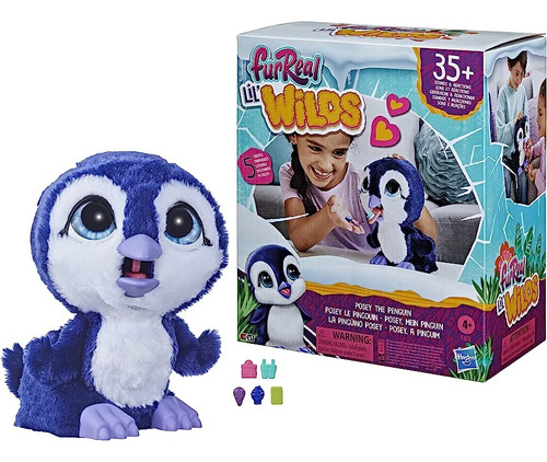 Furreal Lil Wilds Posey The Penguin- Mascota Electrónica