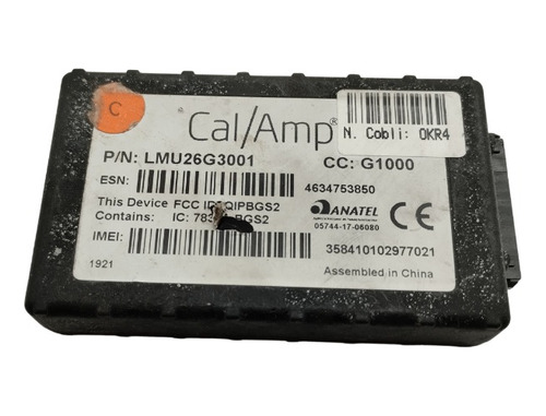 Rastreador Cal Amp Lmu Cc:g1000