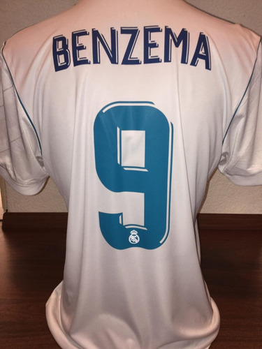 Jersey Real Madrid Super Copa Benzema 2017 Original España