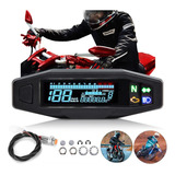 Velocímetro Lcd Digital Miniatura Para Motocicleta Con Led