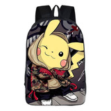 Mochila Con Accesorios Mochila De Dibujos Animados De Pikach