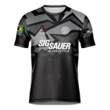 Camiseta Camisa Sig Sauer Grafics - Proteção Uv+50