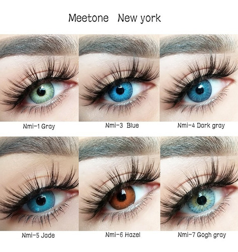 Remate! Par Lentes De Contacto Meetone New York Anuales