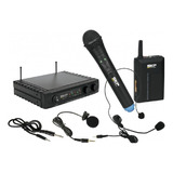Microfono Inalambrico Skp Uhf-282 Mano Vincha Uhf Premium