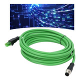 Cable Ethernet Industrial M12 A Rj45 Ip67 Impermeable A