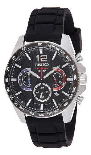 Reloj Seiko Cronógrafo Correa Silicona