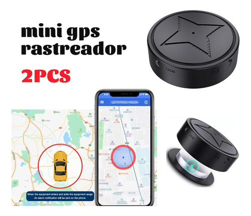 Dispositivo De Rastreo De 2 Piezas, Mini Rastreador Gps