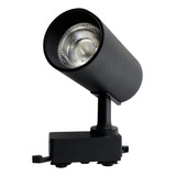 Spot Para Trilho Eletrificado Preto Led 15w Luz Forte