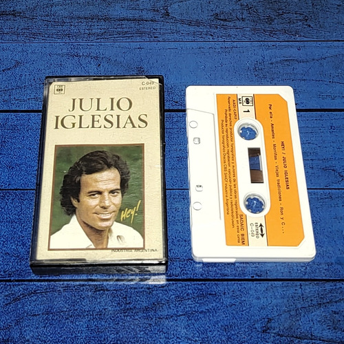 Julio Iglesias Hey! Cassette Arg Maceo-disqueria