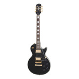 Guitarra Elétrica EpiPhone Inspired By Gibson Les Paul Custom De  Mogno Ebony Brilhante Com Diapasão De Ébano