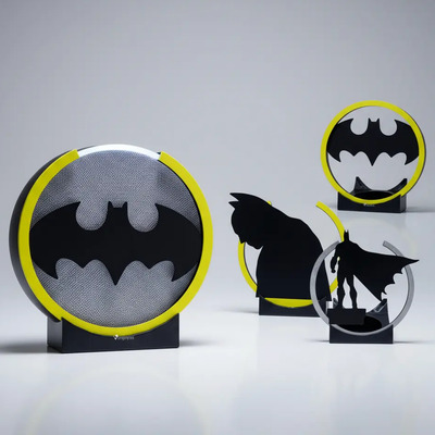 Base Para Echo Pop Personalizable | Kit x3 Carátulas Temáticas | Impremli Color Batman | Meses sin interés