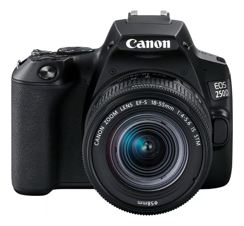 Câmera Canon 250d / Sl3 C/ Lente 18-55m F/ 4-5.6 Is Stm