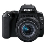 Câmera Canon 250d / Sl3 C/ Lente 18-55m F/ 4-5.6 Is Stm