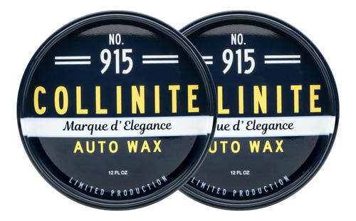 Marque D'elegance Auto Wax 12oz 915 Paquete De 2