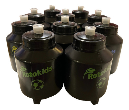 Paquete De 10 Mini Rotoplas Rotochelas Negras 500ml