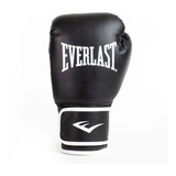 Luva Muay Thai, Boxe Everlast Core 2 - Preto Branco