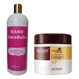 Karseell Colageno Mascarilla + Kerabtx Alaciado Organico 1l