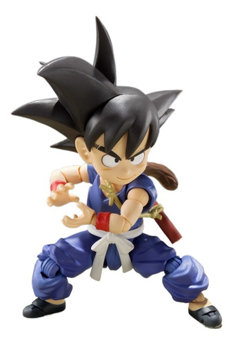 Shf Movable Little Goku In Blue Figure Em Caixa