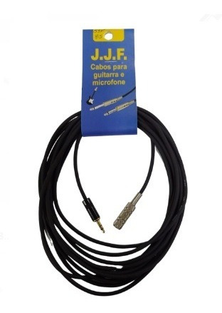 Cabo De Áudio Extensor P2 Estéreo  X J2 (fêmea) 5 Mts - Jjf