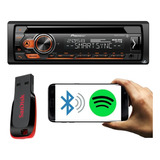 Aparelho De Som Pioneer Cd Deh-s4280bt Bluetooth + Pendrive