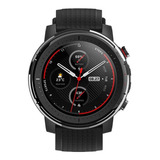 Smartwatch Amazfit Sport Stratos 3 1.34  Caixa 48.6mm De  Aço Inoxidável  Preta, Pulseira  Black A1929