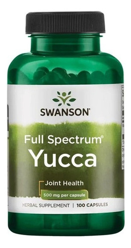 Yuca De Espectro Completo 100 Caps 500 Mg Articulaciones