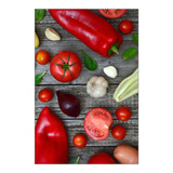 Vinilo Decorativo 40x60cm Verduras Verduleria Vitamina M5