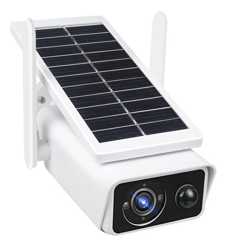 Cámara De Seguridad  Wifi Solar  Ai 1080p Color Blanco Q1