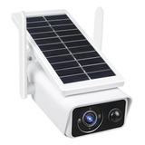 Cámara De Seguridad  Wifi Solar  Ai 1080p Color Blanco Q1