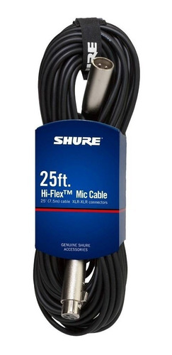 Cable Shure C25j Canon A Canon Para Microfonos, 7,5metros