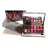 Urban Decay Lipstick Palette Blackmail 12 Labiales Acabado Gloss Color Rojo