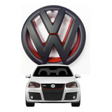 Vento Mk5 Emblema Vw Roja P/parrilla Panal Abe Tuninigchrome