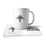 League Of Legends Logo Tiradores Taza Tu Propio Estilo