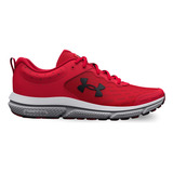 Tenis Deportivo Under Armour Charged Assert 10 Hombre Rojo