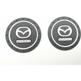 Kit 2 Almohadillas Para Portavaso Con Logo De Mazda