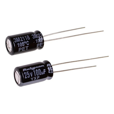 Capacitor Electrolítico 100µf 25v 100 Piezas Dipmecatronica Proyectos
