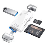 Lector De Tarjetas Usb Sd Tf Type-c Micro-usb Para Pc Laptop