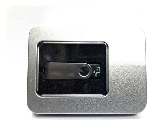 1 Porta Case Box Caixa Para Pendrive Alumínio
