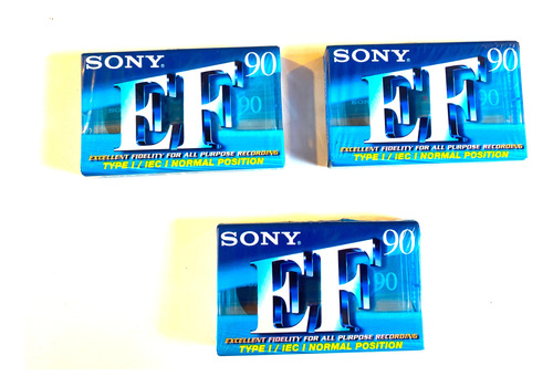 Cassettes Sony C-90efb Sellados