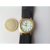 Reloj Timex Quartz Vintage 80's Acero Cepillado Chapa De Oro