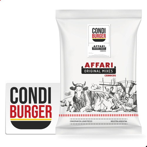 Condimento Integral Hamburguesa Condiburger X 10kg (2x5)