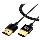 Jsaux Cable Hdmi 2.1 8k De 3 Pies [ultrafino], 8k Y 4k Delga