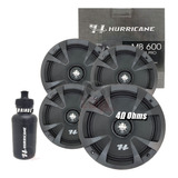 02 Par Medio Hurricane 6pol 500w Mb600 4/8 Ohms Pino Cromado